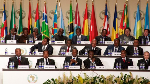 African Heads of State at the summit held in Malabo, Equatorial Guinea 2011.